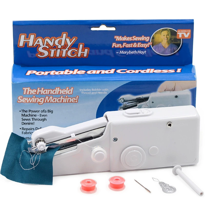 CS101B портативная ручная швейная машинка Handystitch многофункциональная домашняя мини швейная машина-ручник