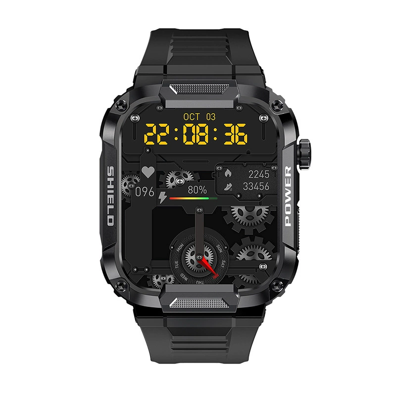 Новые умные часы MK66 с функцией измерения пульса, Bluetooth-вызовом, большой батареей 400 мАч, голосовым помощником и подсчетом шагов, спортивные часы