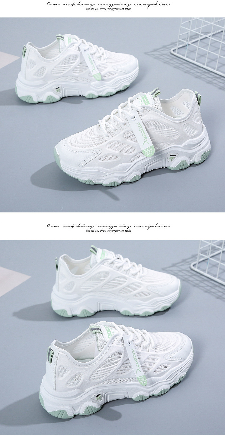 fashion trend mesh breathable white sports shoes NSSC61335