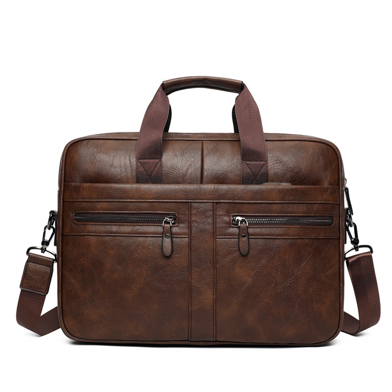 Transfronterizos retro caballo loco maletín bolsos de hombre bolsos de mano de hombre bolsos de negocios de hombre bolsos de ordenador