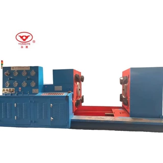 定制高端YFT-600卧式爪压型液压阀门试验台 用于法兰结构阀门检测