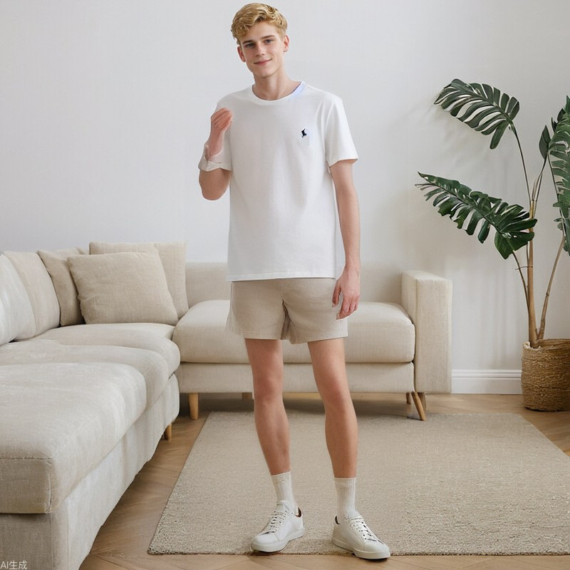 Foreign Trade Summer Pony Polo Embroidered Short-Sleeved Round Neck Men's T-Shirt Hot Selling Pony Logo Casual Pl Fashion Half-Sleeved t