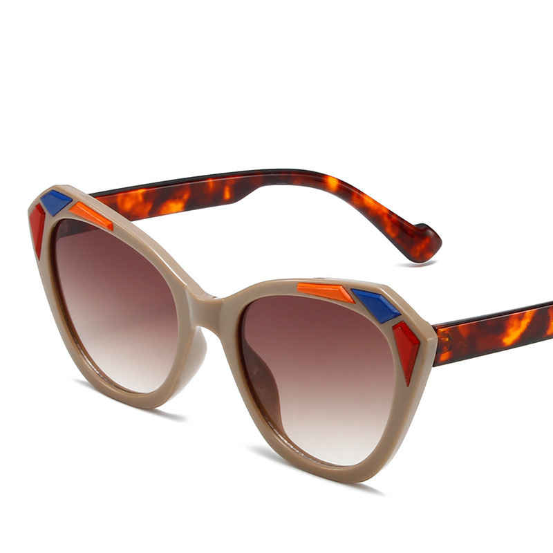 Gafas de sol de moda con marco TR de ojo de gato moderno retro, gafas de sol de alta gama europeas y americanas transfronterizas, Sunglasses