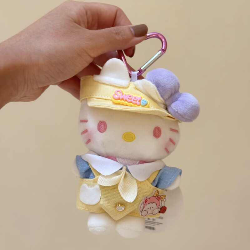 本物のハローキティサンリオバッグペンダントぬいぐるみキーホルダースクールバッグペンダント人形|undefined