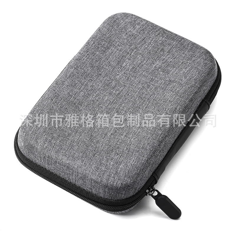 拉链EVA收纳包尼龙雪花布料医疗包装盒