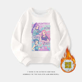 Kpop Demon Huntes猎魔女团男女生潮牌卫衣春秋卡通上衣定制印花