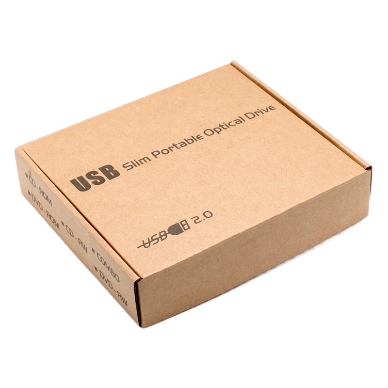 Квадратный USB Внешний оптический привод ноутбук внешний мобильный DVD горелки интерфейс SATA на складе оптом