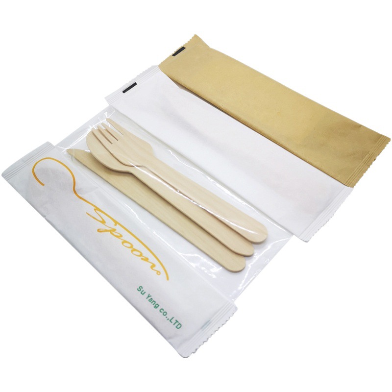 Cuchillo desechable, tenedor y cuchara postre Tenedor de fruta helado Tenedor de pastel de leche