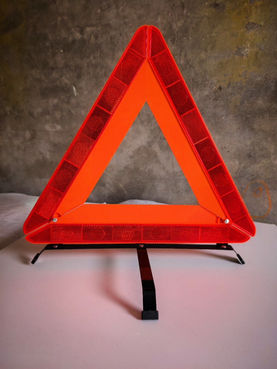 Motor Vehicle Triangle Sign, Car Reflective Tripod, Broken Vehicle Warning Sign, Warning Reflective Sign Must Be Used for Annual Inspection