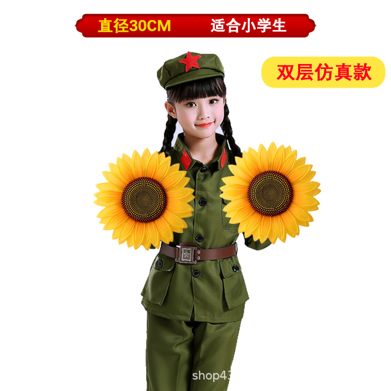 30cm 이중 탄성 밴드 [시뮬레이션 플라워 하트]