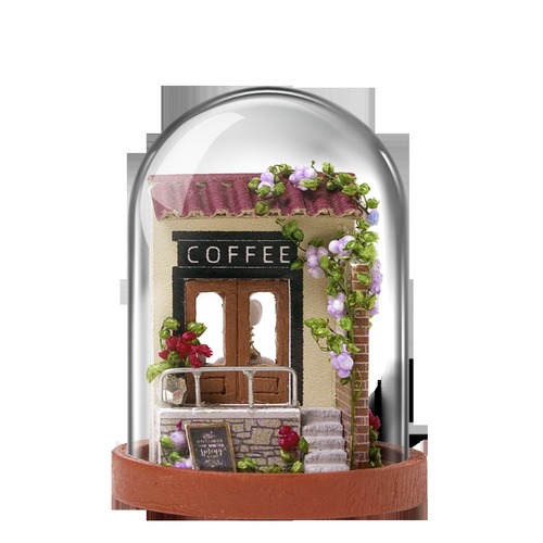 Intelligent and Fun House DIY Mini Model Assembly Unique Pattern Aesthetically Pleasing Ideal Gift