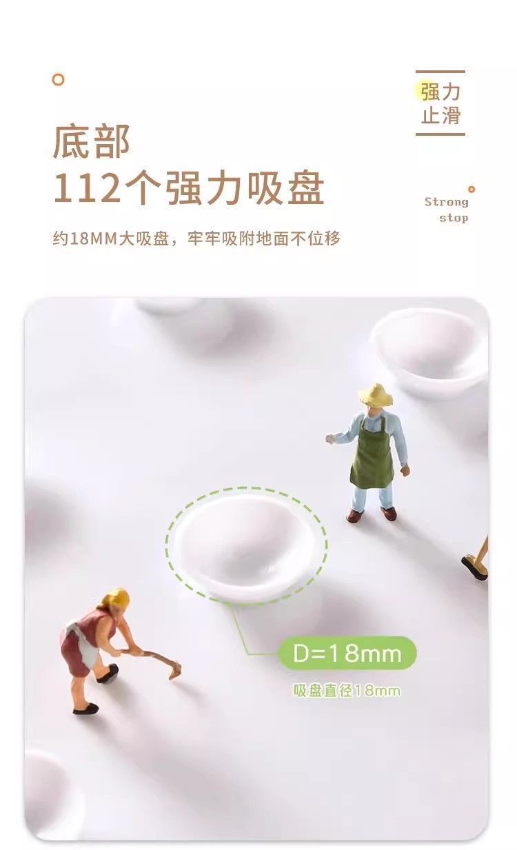 Bathroom anti-slip mat for children, shower room baby bath anti-fall waterproof mat, toilet bathroom suction cup foot mat