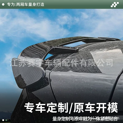 Universal rear spoiler for hatchback: Fixed wind wing