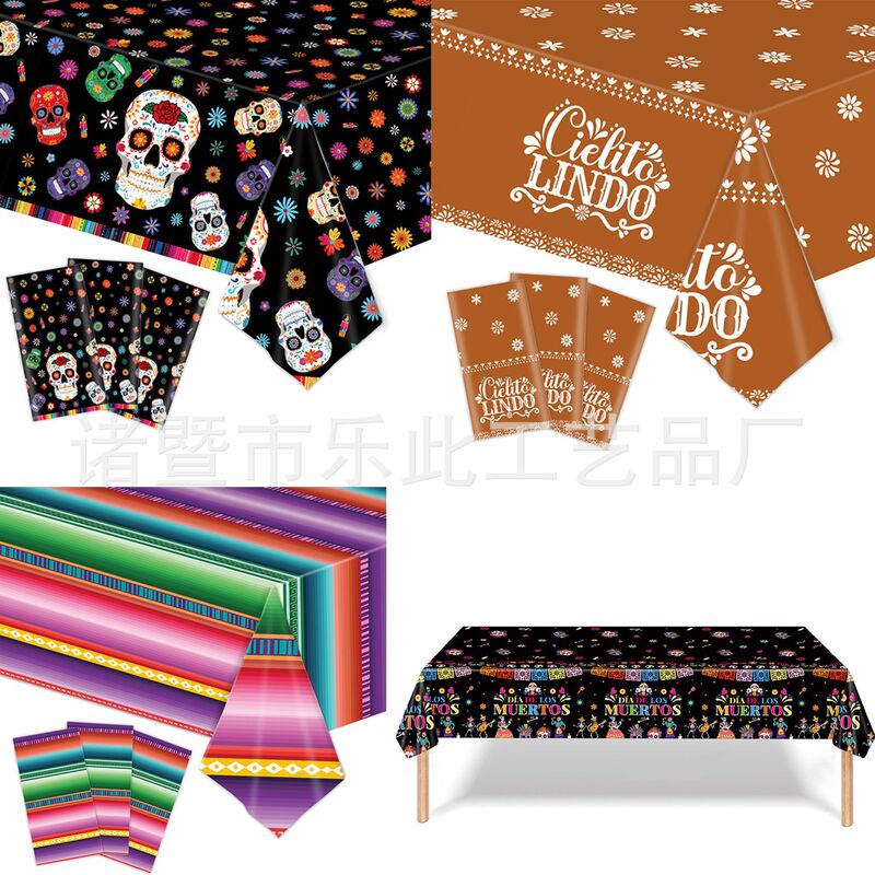 Amazon's Hottest Mexican Theme Carnival Party Tablecloth Holiday Tableware Tablecloth Disposable Plastic Tablecloth Amazon's Hottest Mexican Theme Carnival Party Tablecloth Holiday Tableware Tablecloth Disposable Plastic Tablecloth