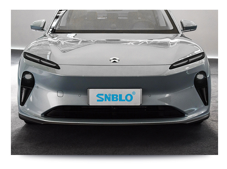 NIO blackened light film TPU front and rear light color changing film with light control, transparent black warrior sticker, good car accessory