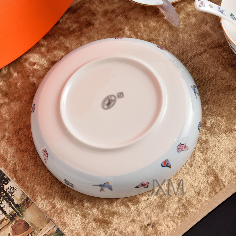 エマ家越境新商品夢幻サーカス食器皿食器5点セットかわいい子供骨磁器創意茶碗|undefined
