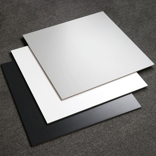 Pure gray tile 600x600 antique tile 800x800 living room bedroom non-slip floor tile matte black and white wall tile