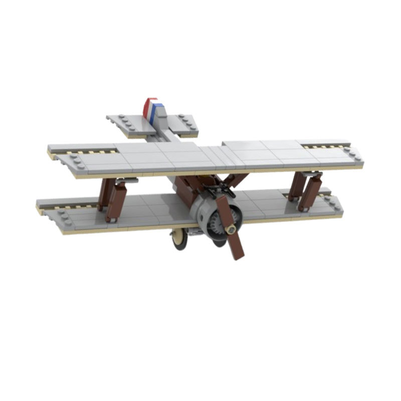 Biplane Small Particle Building Block Model Diy Decoration Toy_voghion.com