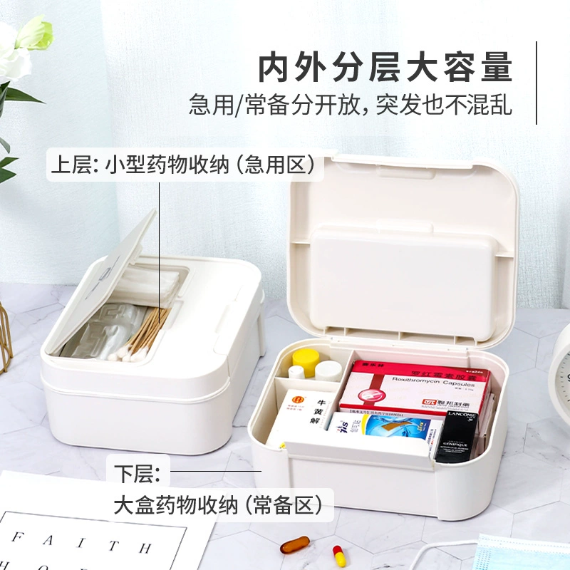 Портативный маленький аптечный ящик в общежитии