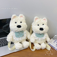 ぬいぐるみバッグ女性2025新型かわいい子犬人形ミニリュックサック