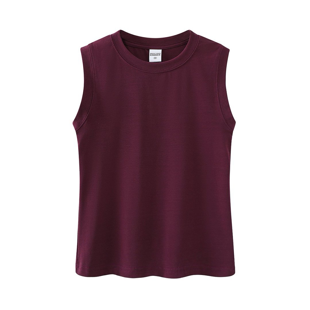 Playera sin Mangas Deportiva para Hombre de Algodón Transpirable para Ocio y Deporte