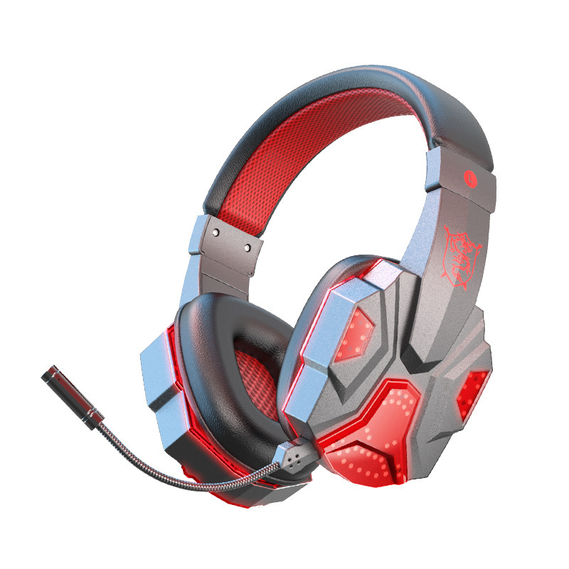 Auriculares explosivos transfronterizos, auriculares para juegos de juegos de computadora, auriculares Bluetooth inalámbricos luminosos para portátiles, stock