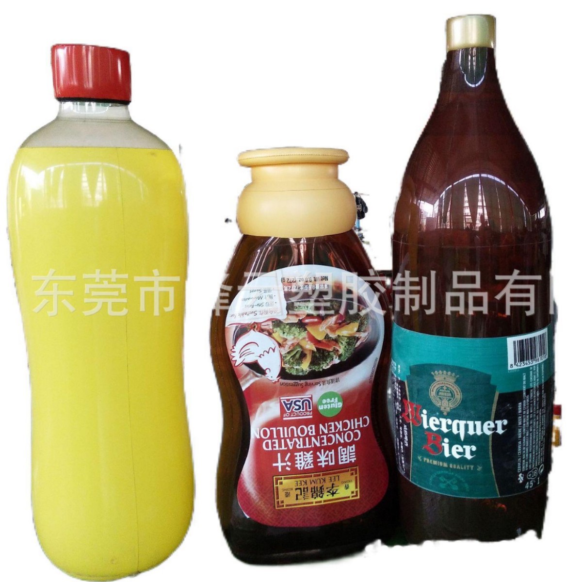 PVC充气闭气活动展示罐子    气模批发充气奶瓶易拉罐模型