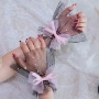 拍摄少女美甲星星手袖