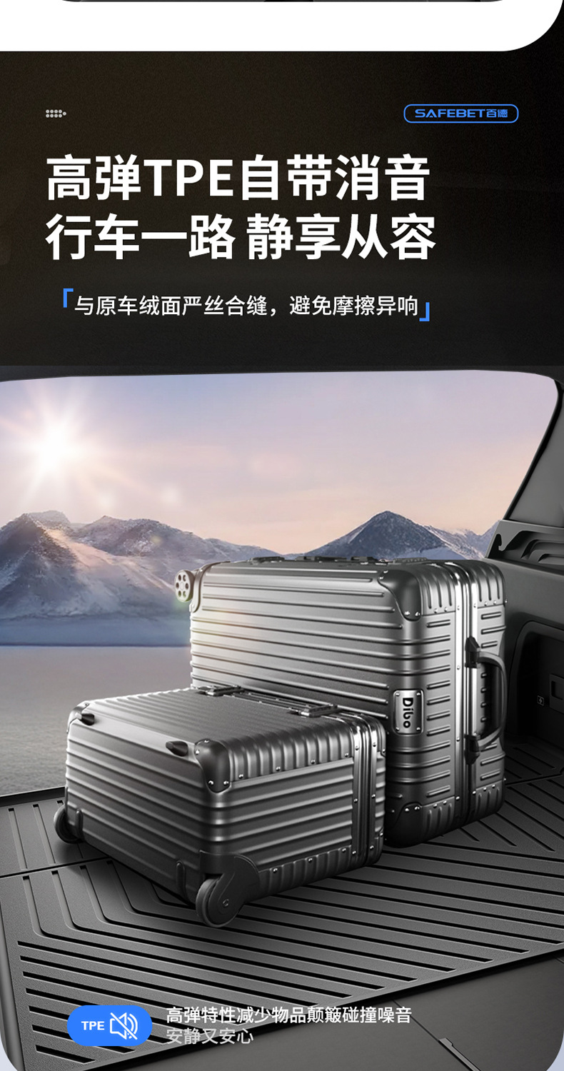 BMW X1 IX1 X3L IX3 Series X4 Series X5LX7M2 Series M3M4I3I5 2 Series 5 Series 7 Series TPE trunk mat