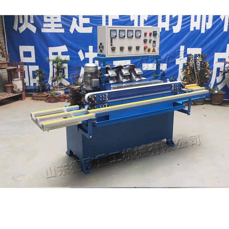 Industrial cabinet door chamfering machine crystal steel door linear trimming equipment small vertical CNC glass edging machine Industrial cabinet door chamfering machine crystal steel door linear trimming equipment small vertical CNC glass edging machine