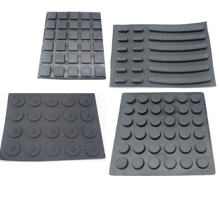 黑色网格防滑硅胶密封硅胶脚垫黑色多规格耐热耐用防氧化橡胶垫片