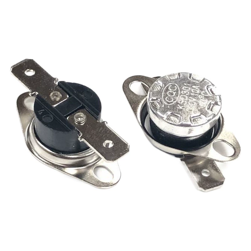 KSD301 взрыватель переключателя контроля температуры бакелита 110 градусов 115 градусов 120 градусов 125 градусов 130 градусов 135 нормально закрытый