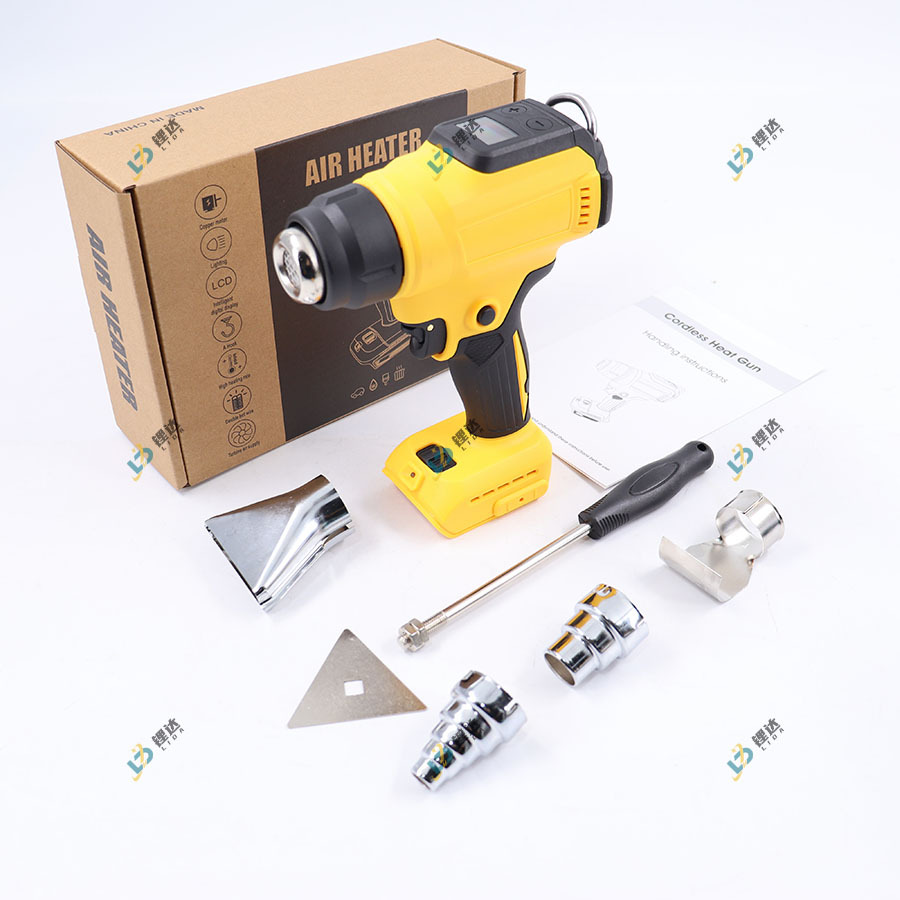 Transfronterizo multifuncional inalámbrico litio eléctrico pistola de aire caliente pequeña reparación inalámbrica pistola de aire caliente pistola de soldadura de plástico carga de película de contracción térmica image 8