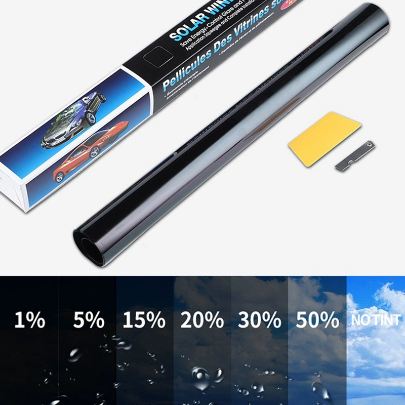 Трансграничная специальная автомобильная изоляционная пленка стеклянная пленка солнечная пленка оконная пленка черная автомобильная пленка 50*600 см