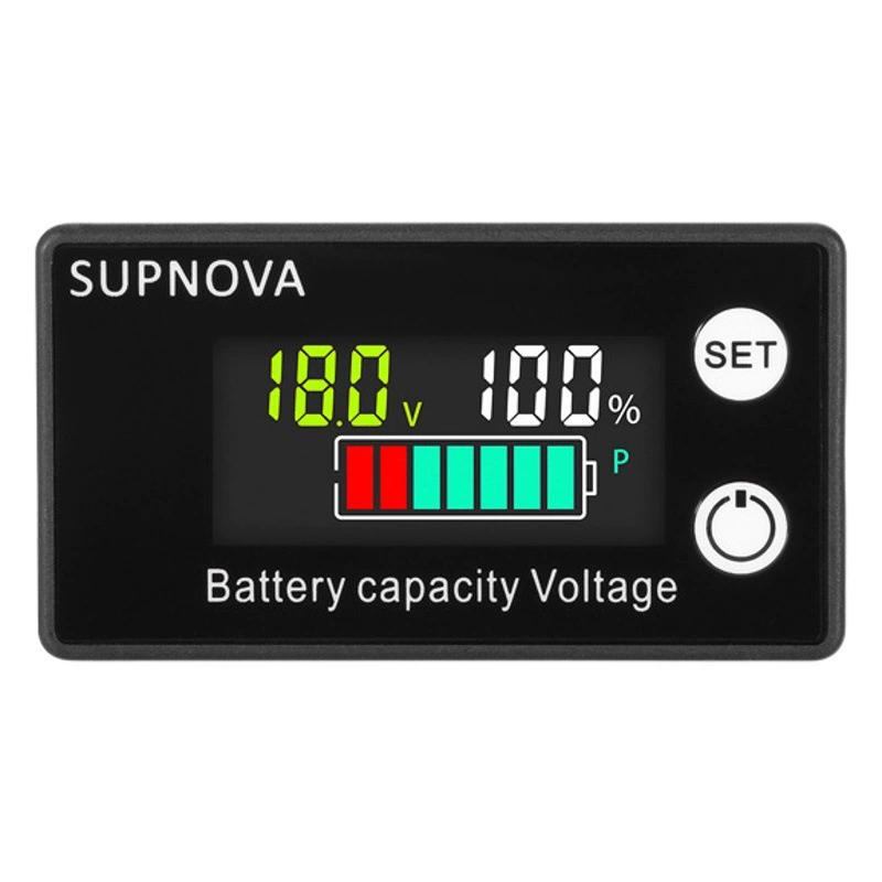 Источник напряжения ЖК-дисплея двухпроводной 8-100 В Цифровой вольтметр Цифровой дисплей Дисплей заряда батареи