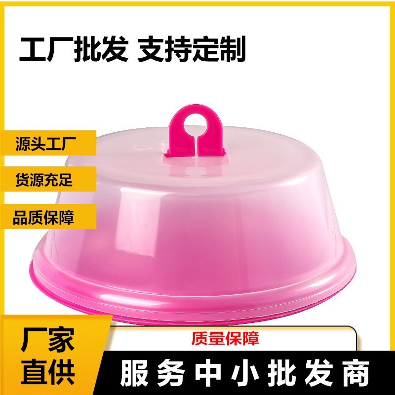 手提8英寸塑料蛋糕盒透明 带手提，食品储物盒