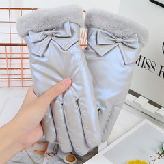 Gloves Women's Winter Touch Screen Gloves Outdoor Waterproof Windproof Warm Cycling Cycling Gloves Foreign Trade Wholesale