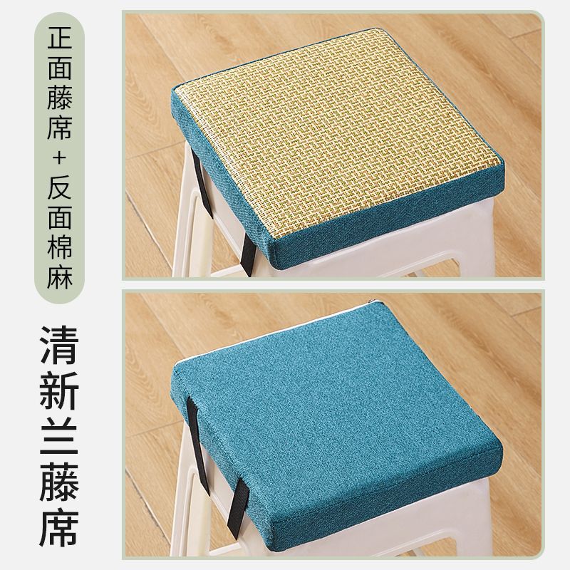 夏の通勤用の衣料品工場のプラスチックスツールクッション、学生や従業員の教室、座りがちな通気性のあるラテックスの厚みのあるお尻クッション|undefined