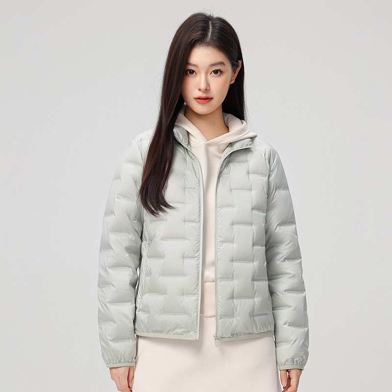 波司同款羽绒服男女2025秋冬新款立领薄款上衣90白鸭绒保暖外套男|undefined
