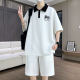 Teenagers Summer Casual Sports Suit 12-15 Years Old Junior High School Students Short-Sleeved T-Shirt 16 Older Boys Summer Clothes