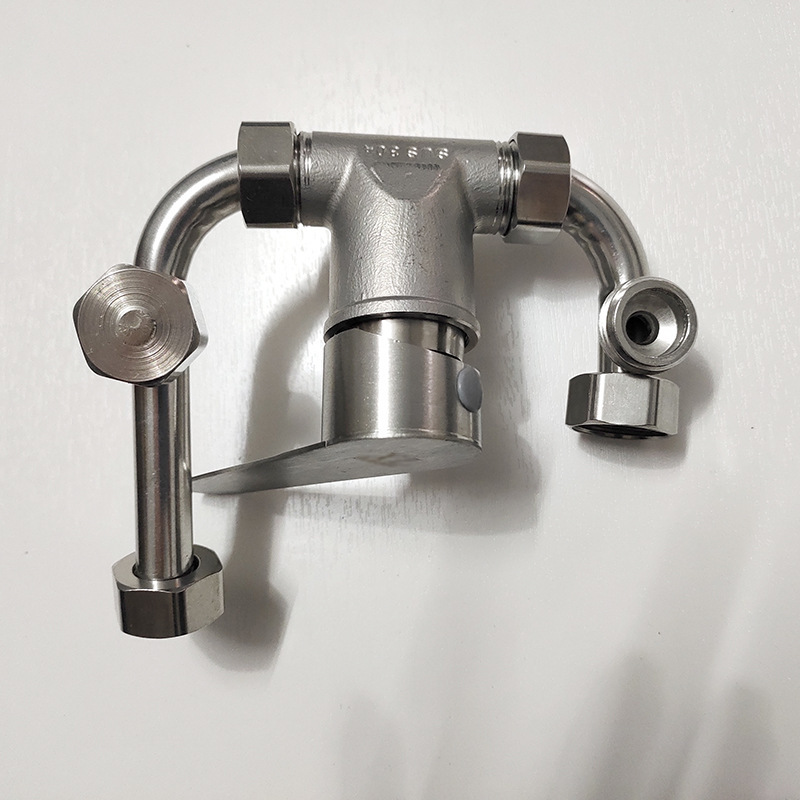 Electric water heater U-valve thickened 304 stainless steel electric water heater mixing valve large flow casting mixing faucet Electric water heater U-valve thickened 304 stainless steel electric water heater mixing valve large flow casting mixing faucet