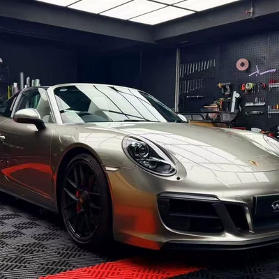 Auto Color Change Film metal silver colored car wrap