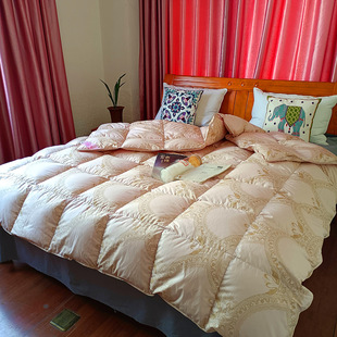 90% Large White Duck down Spring & Fall Quilt Factory Professional Customized Home Textile Genuine down Feather Quilt Core