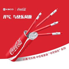 KACO コカ・コーラ共同ブランド コカ・コーラ ベア プレス ゲルペン プルリングペン デコンプレッションペン ダイヤル回転芯