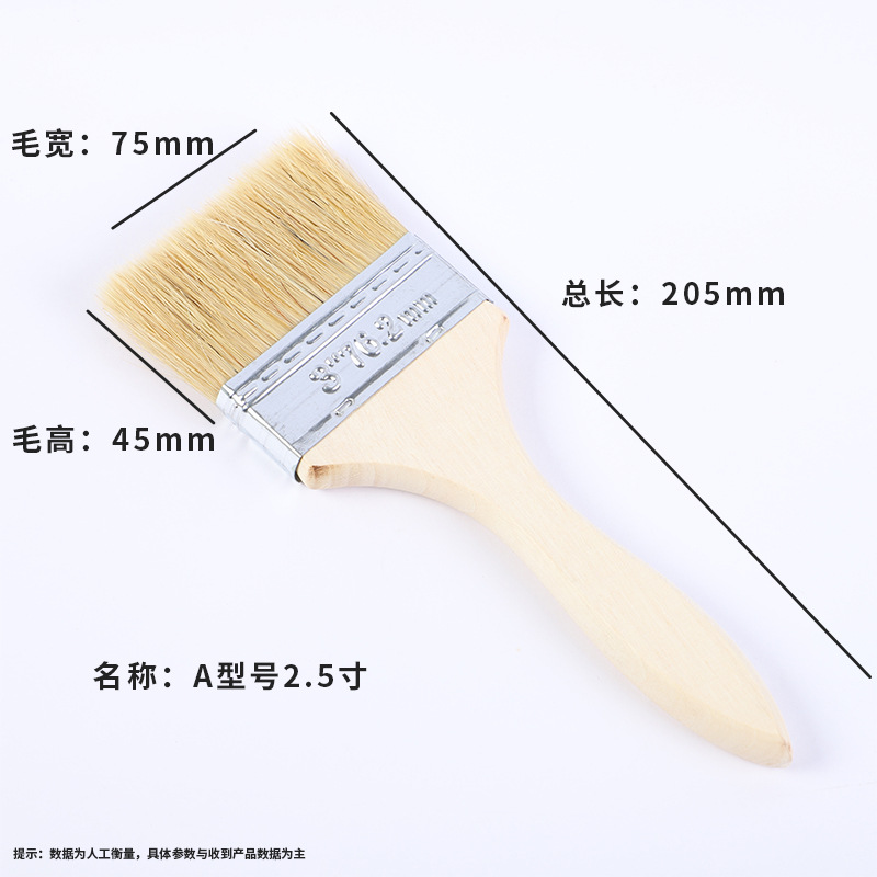 cepillo de pelo industrial cepillo de pintura cepillo de pegamento doméstico cepillo de pintura de pelo suave cepillo de pelo de cerdo cepillo de madera cepillo de barbacoa