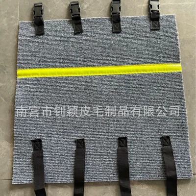 Avtomobil döşəmə paspasları Protective Pad Rv Camper - classic-gray-high-quality-thickened-with-reflective-strips-4545cm