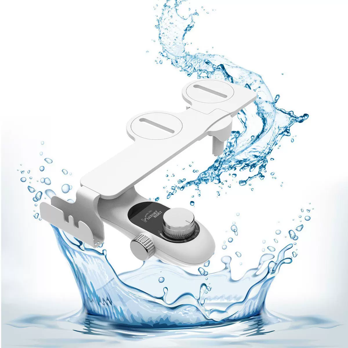 亚马逊爆款洁身器屁股冲洗器不用电过滤智能马桶盖可折叠带置物架