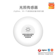 涂鸦ZIGBEE光照传感器 光照亮度感应器 智能家居APP远程控制