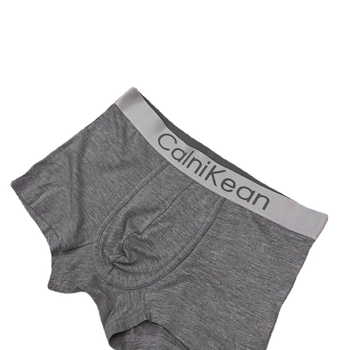 C clásico Borde de plata grande Graphene ropa interior de los hombres 3 caja de regalo transpirable Mediados de cintura boxeadores