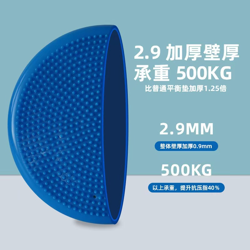 Cojín de equilibrio inflable para yoga, masaje y entrenamiento